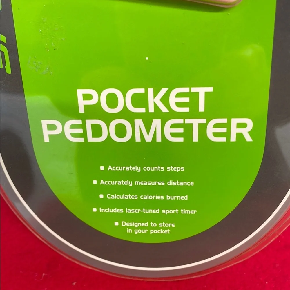 Sportline Orange Pocket Pedometer Orange - Picture 2 of 4